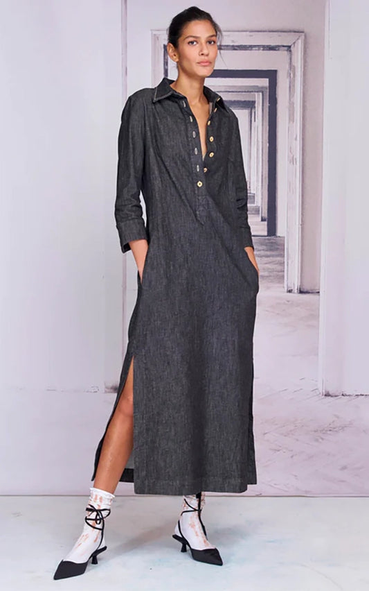 ADA Kaftan Black Denim