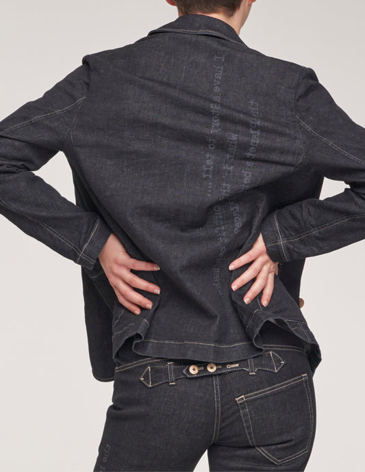 YOSANO Jacket Black Denim