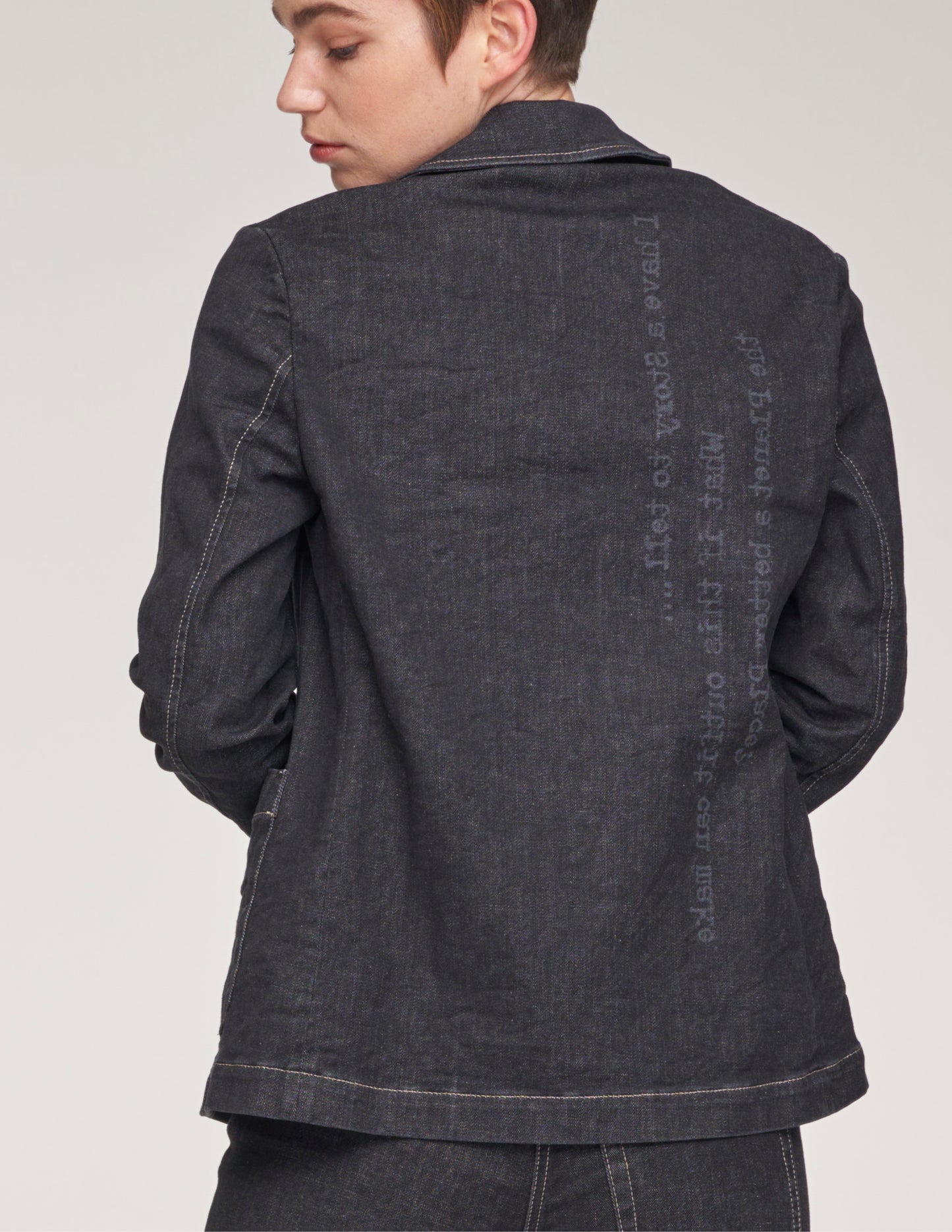 YOSANO Jacket Black Denim