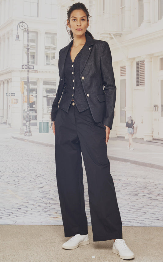 ANN Pants Denim Black