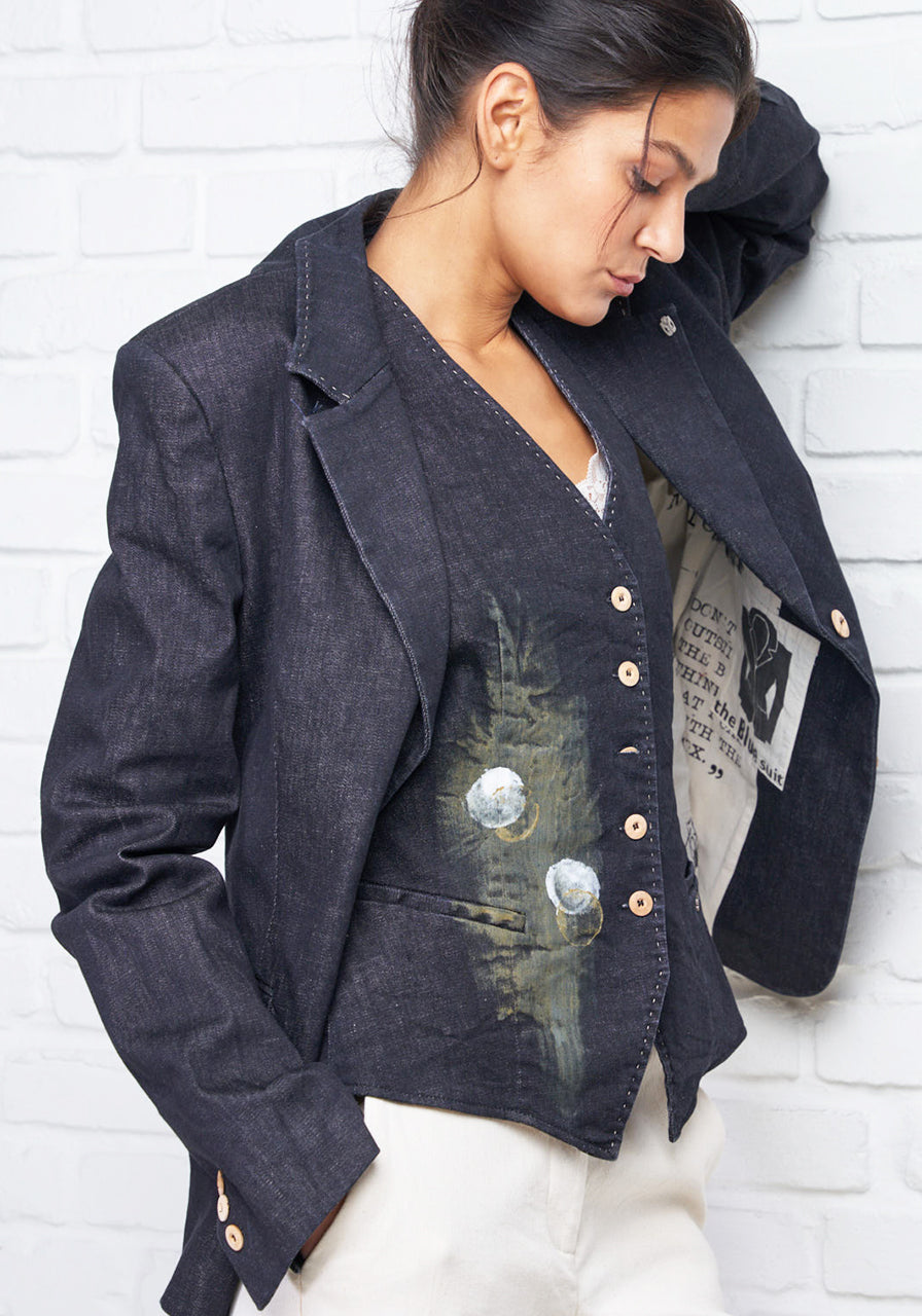 EMI Gilet Black Denim