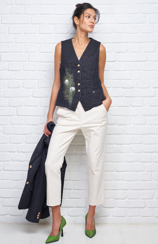 EMI Gilet Black Denim