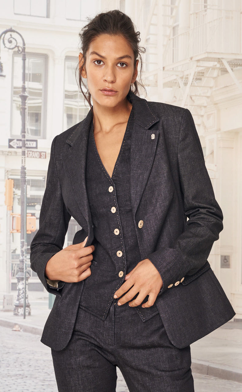 LISA Jacket Black Denim