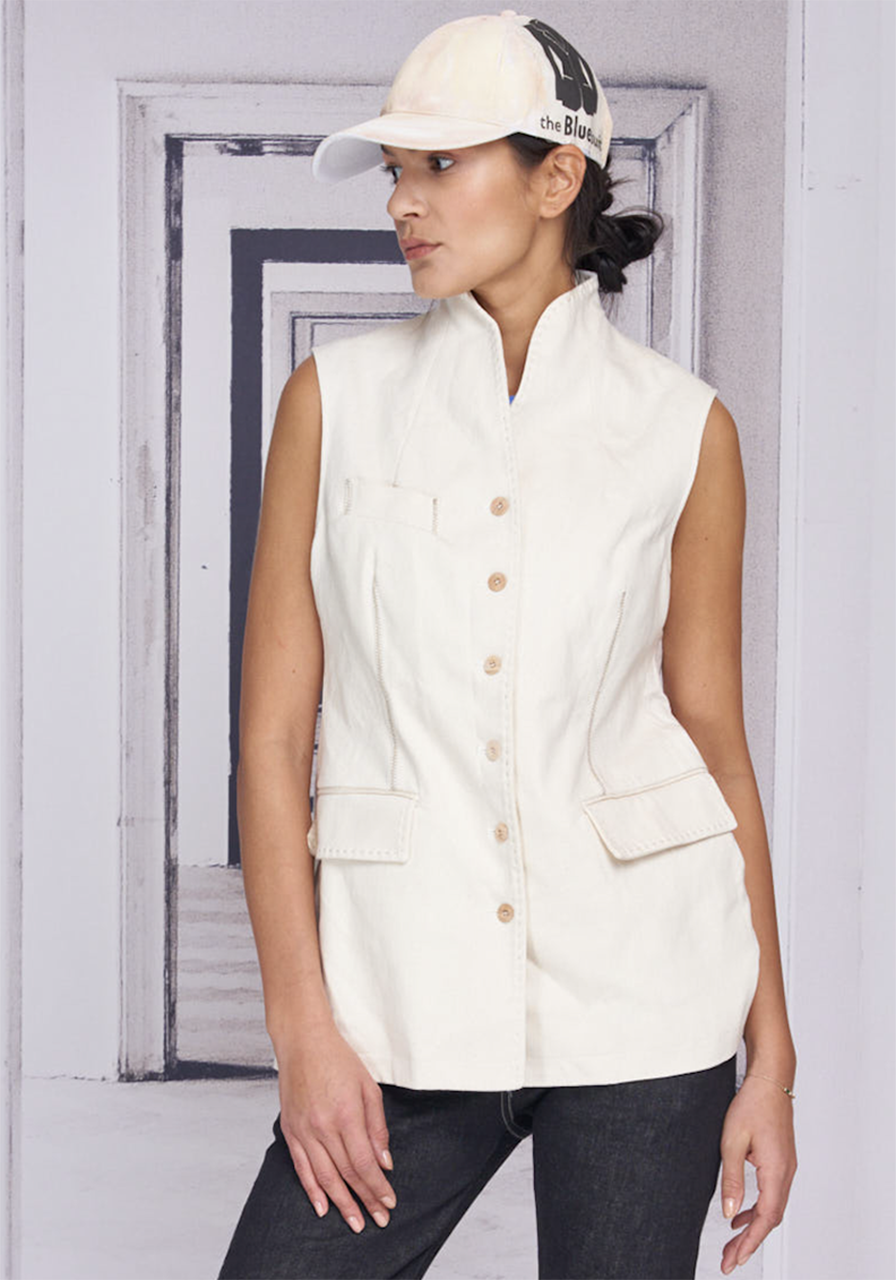 MAYA Vest Ecru