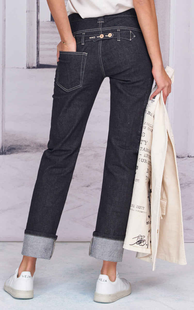 SIMONE Pants Black Denim