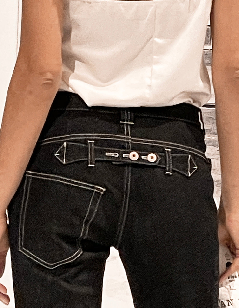 SIMONE Pants Black Denim