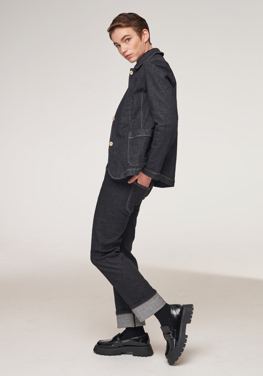 YOSANO Jacket Black Denim