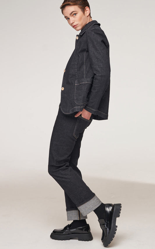 YOSANO Jacket Black Denim