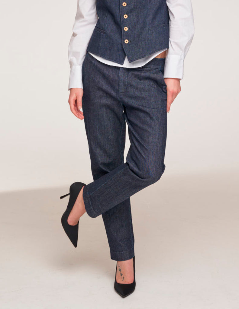 GEORGE Pants Denim Blue