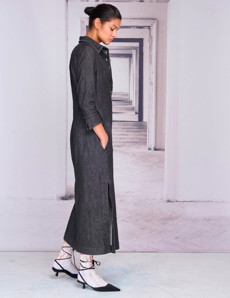 ADA Kaftan Denim Black