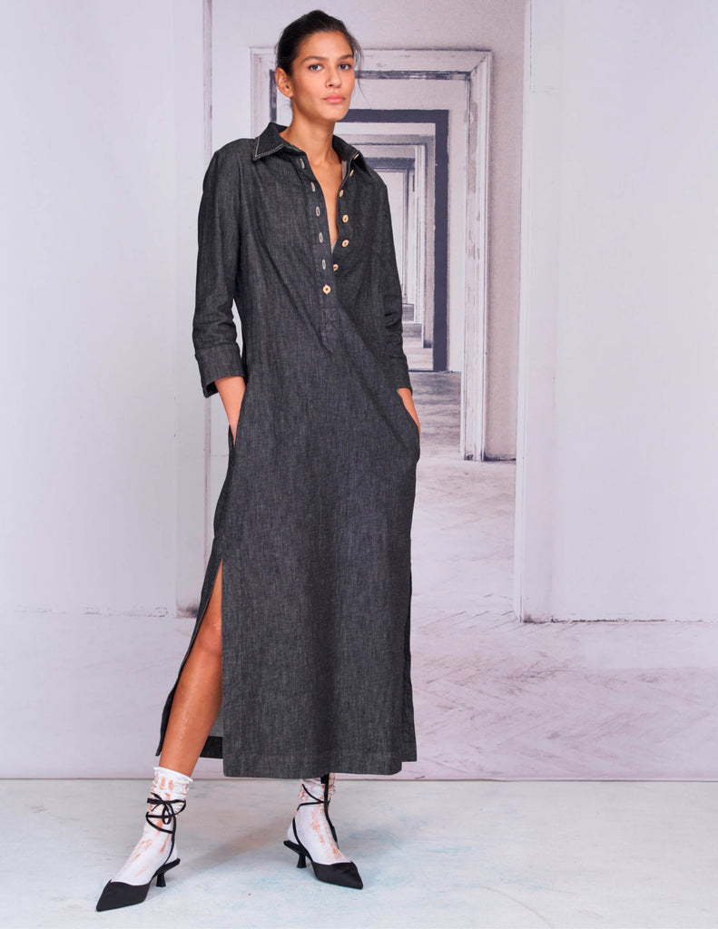 ADA Kaftan Denim Black