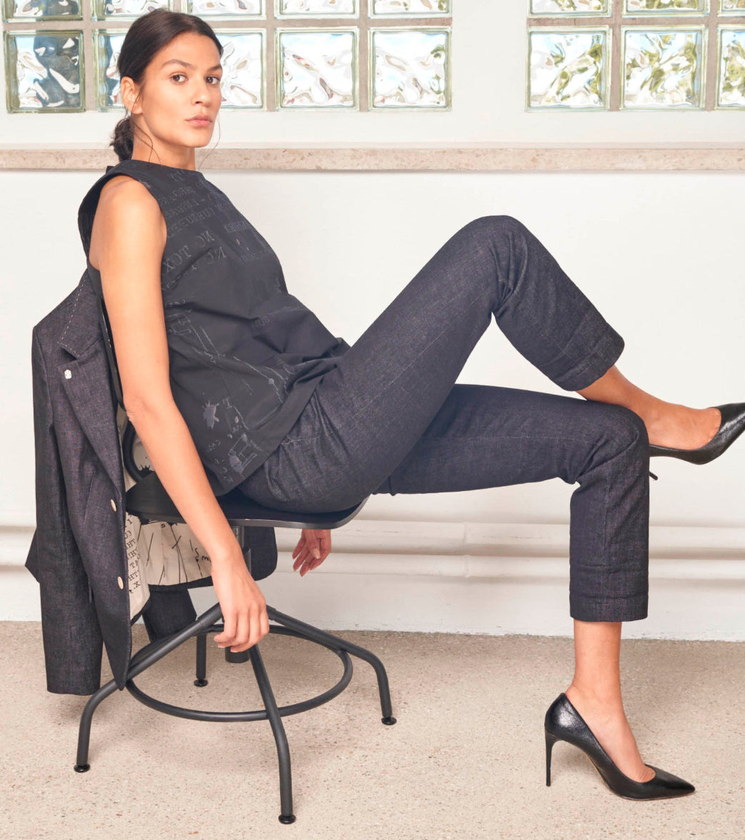 GEORGE Pants Black Denim