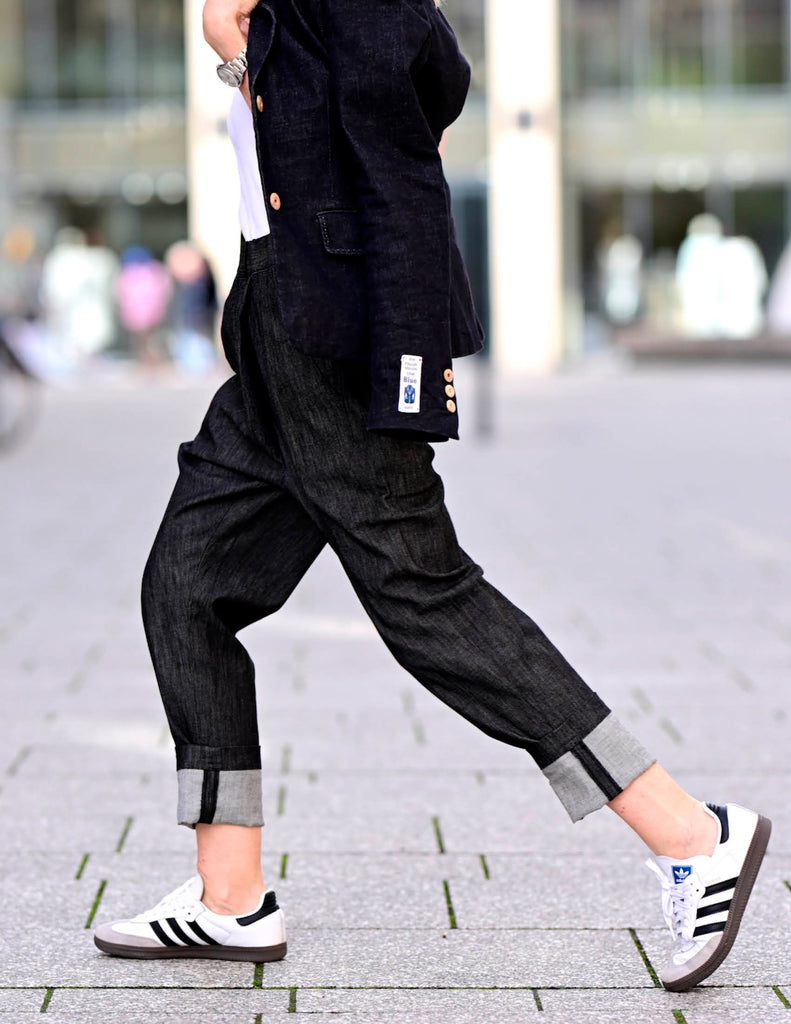 GILL Pants Denim Black