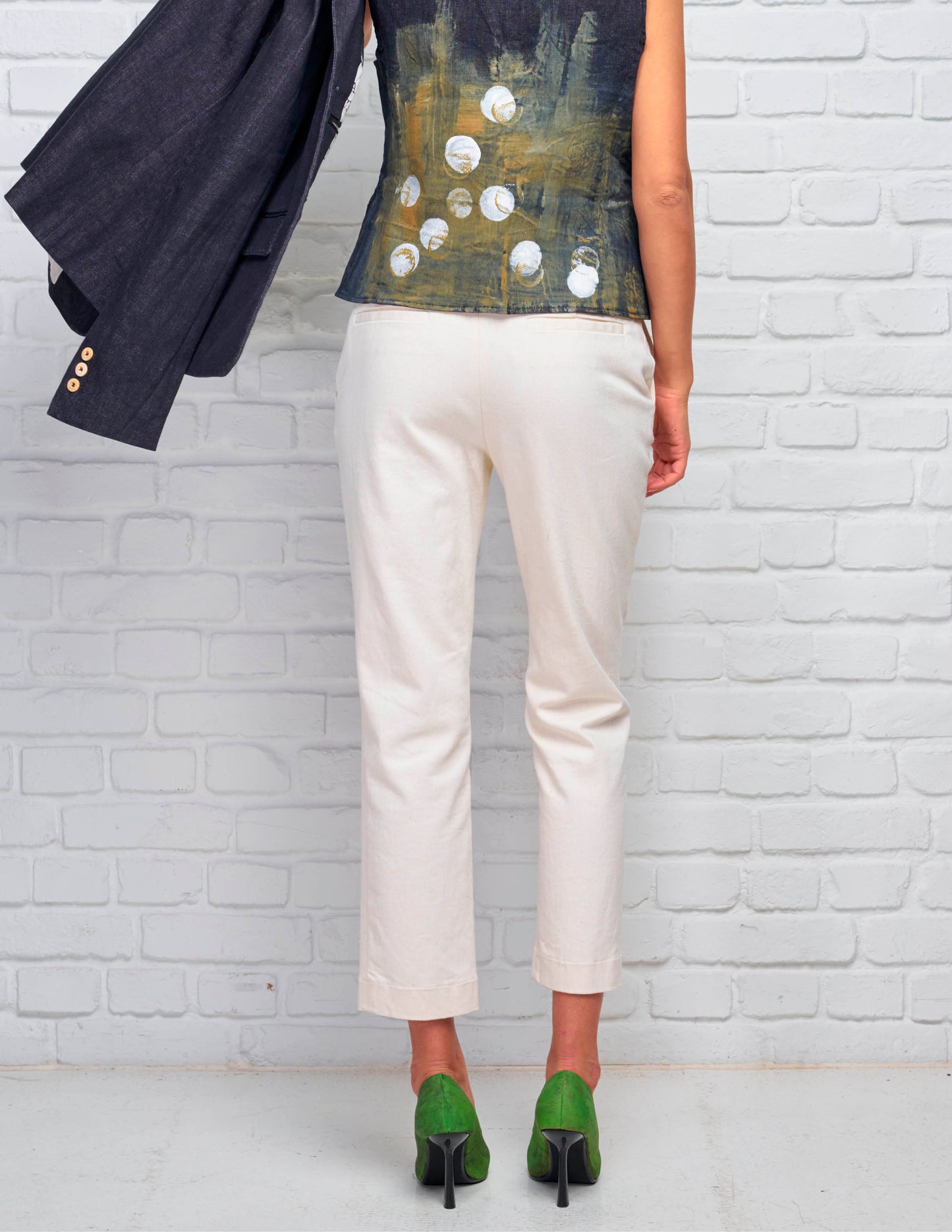 JODI Pants Denim Ecru