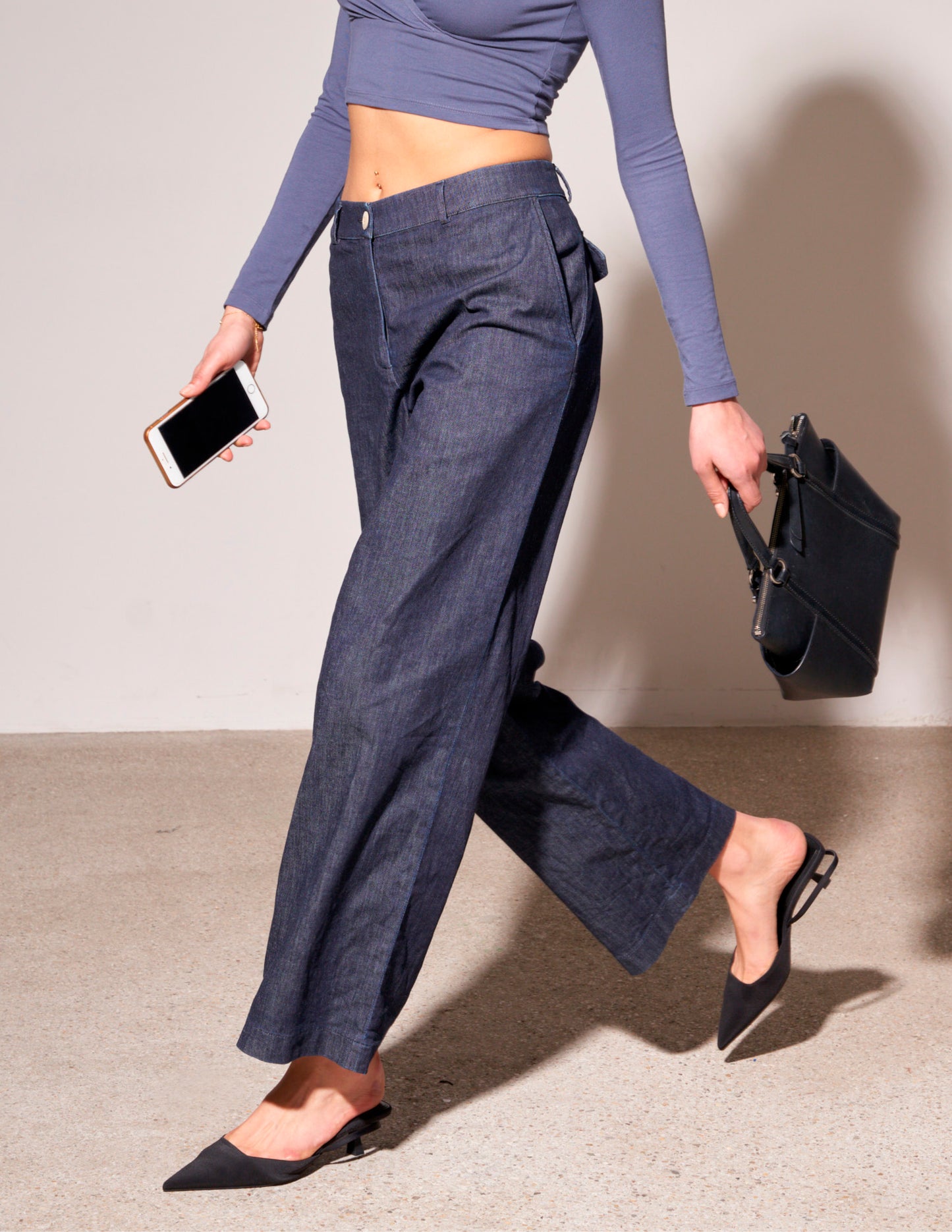 ANN Pants Blue Denim