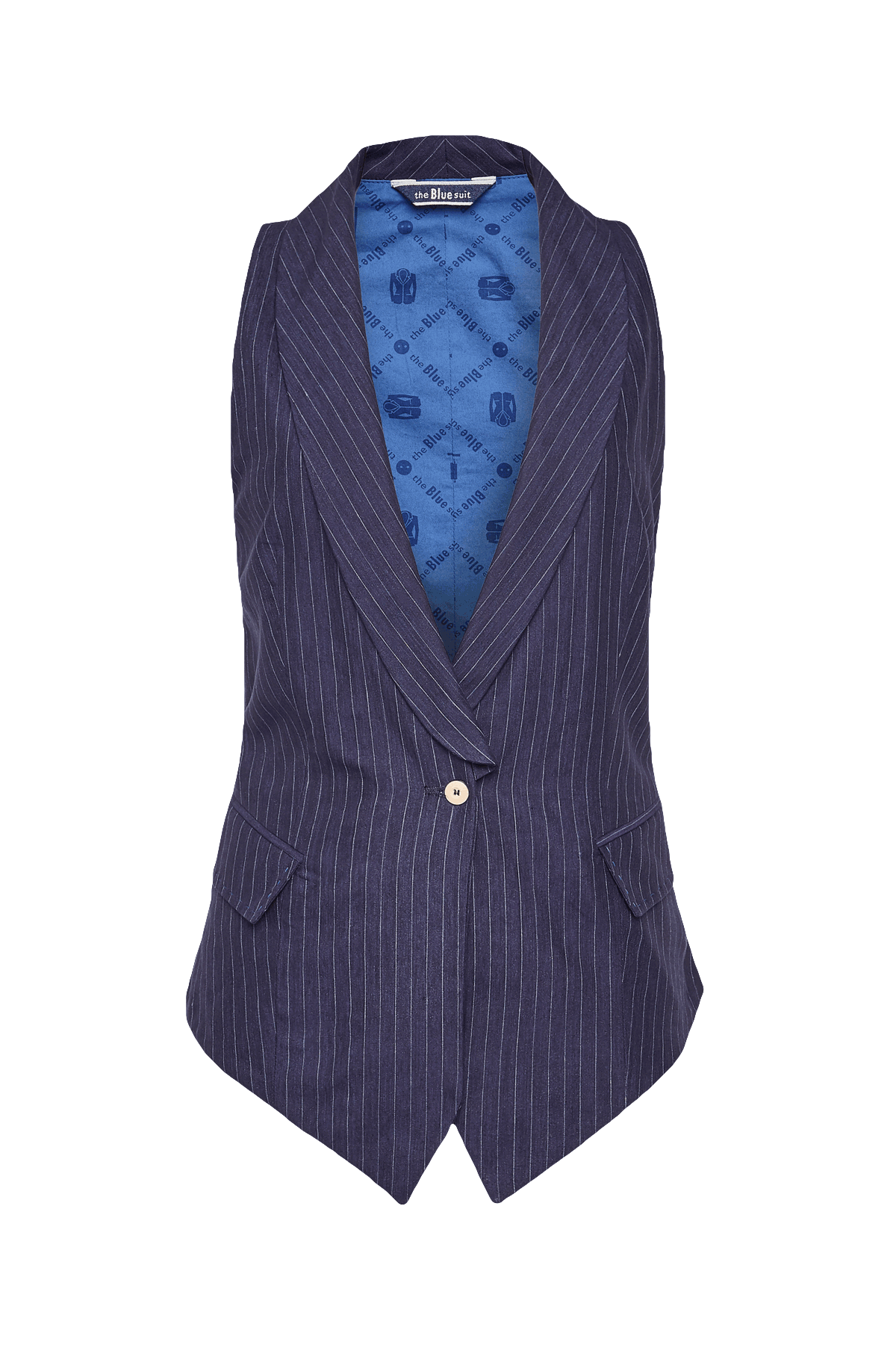 CARA Gilet Pinstripe